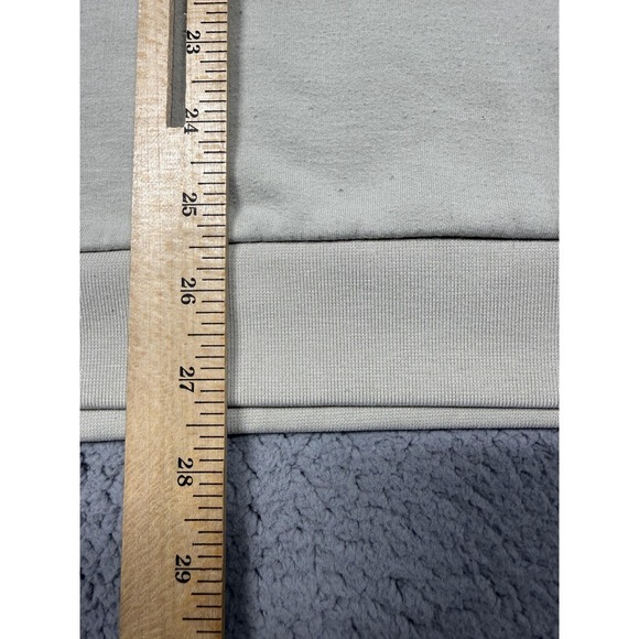 Free Fly Hoodie Mens XL White Bamboo Fleece Pullover Kangaroo Pocket Lightweight - Picture 7 of 9